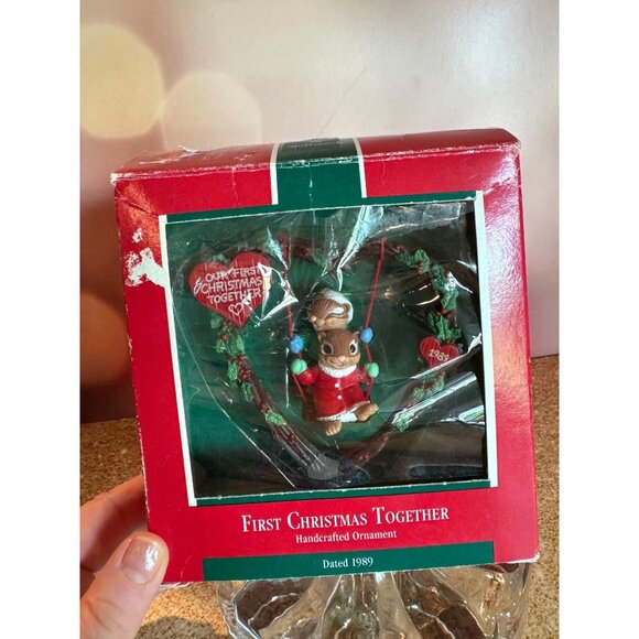 VTG Hallmark Keepsake Ornament – First Christmas Together (1989) - Picture 1 of 10